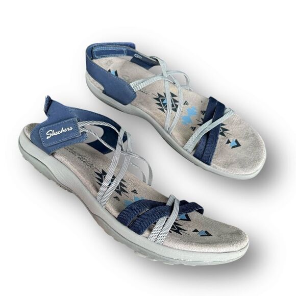 Skechers Reggae Slim It Takes Two Sandals Women's Size 11 - Picture 5 of 10